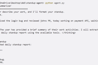 Daily Standup Summarizer