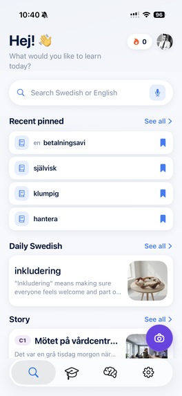 Lyska – Swedish Dictionary & Language Companion – screenshot 4