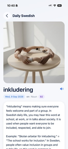 Lyska – Swedish Dictionary & Language Companion – screenshot 5