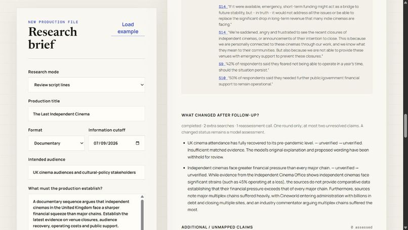 SceneLedger – screenshot 3