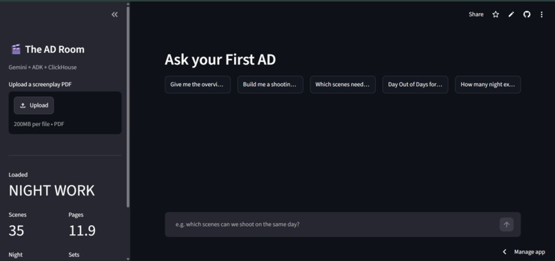 The AD Room – screenshot 1
