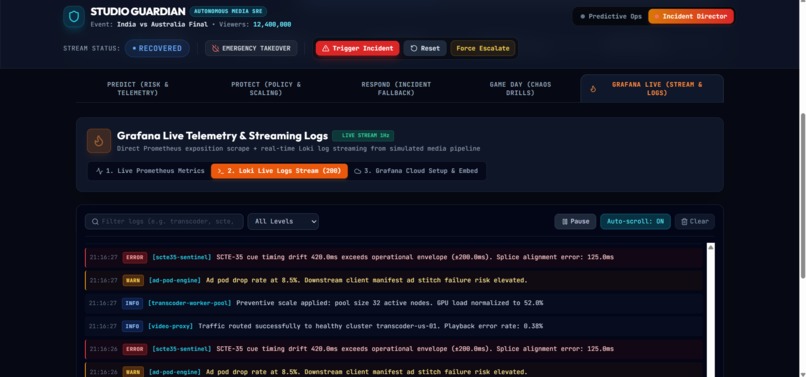 Studio Guardian – screenshot 4