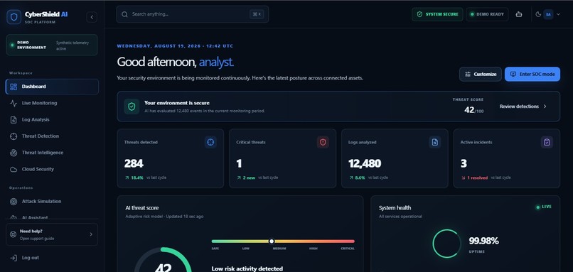 CyberShield-AI  – screenshot 3