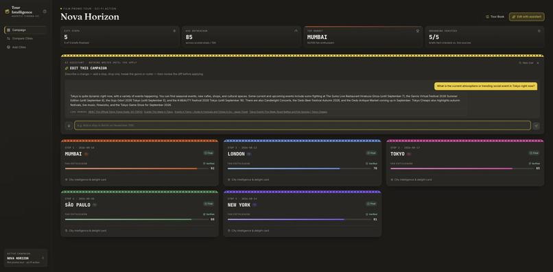 Tour Intelligence — Agentic Tour & Promo Intelligence OS – screenshot 9