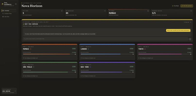 Tour Intelligence — Agentic Tour & Promo Intelligence OS – screenshot 11