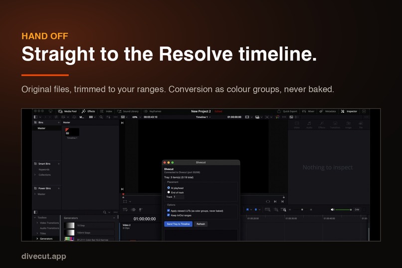 Divecut – screenshot 1