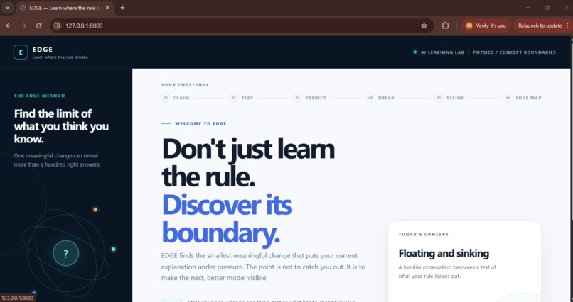 EDGE – screenshot 1