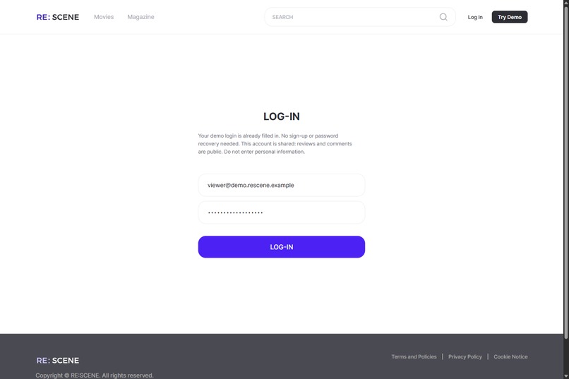 RE:SCENE – screenshot 1
