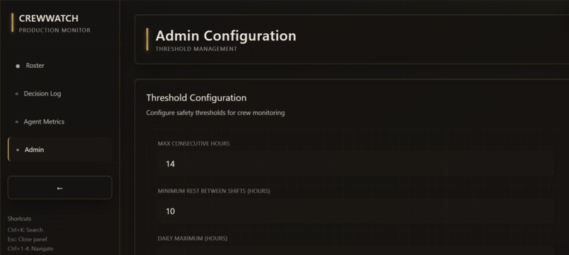 CrewWatch – screenshot 1