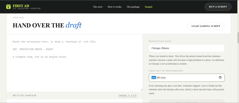First AD (First Assistant Director) – screenshot 3