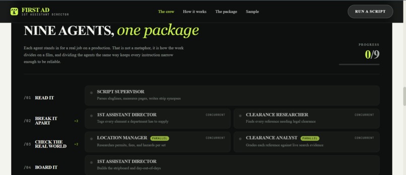 First AD (First Assistant Director) – screenshot 4