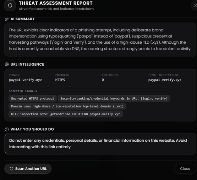 ScamLens AI – screenshot 4