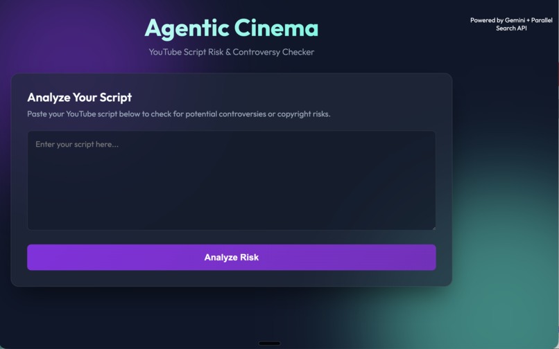 YouTube Script Risk Checker – screenshot 1