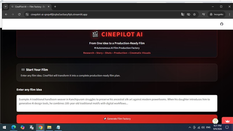 CinePilot AI – screenshot 1