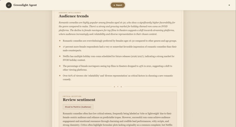  Greenlight Report Agent – screenshot 2