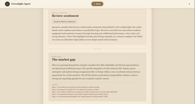  Greenlight Report Agent – screenshot 3