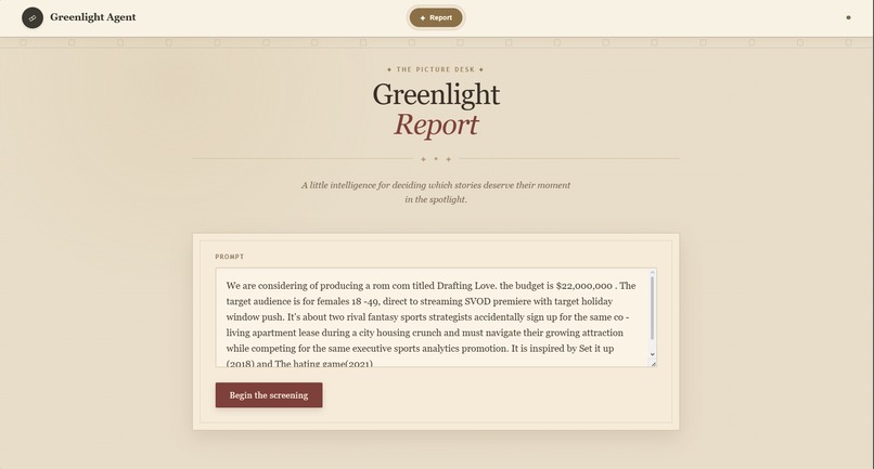  Greenlight Report Agent – screenshot 8