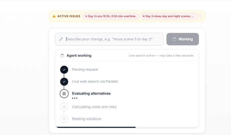 Production-change-agent – screenshot 1