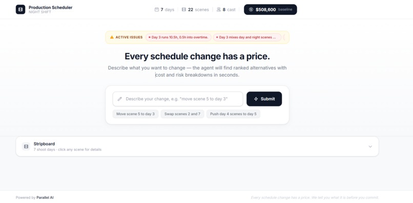 Production-change-agent – screenshot 2