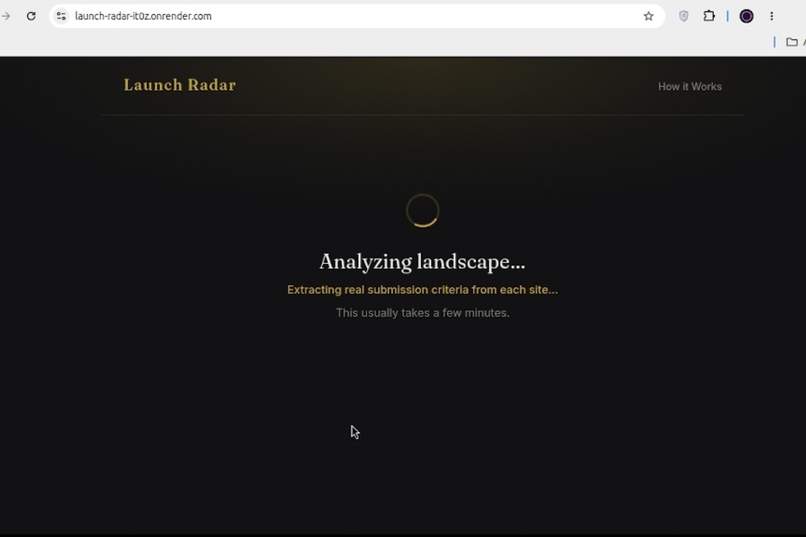 Launch Radar – screenshot 2