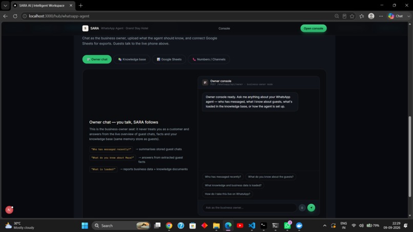 Sara ai nexus hub – screenshot 4