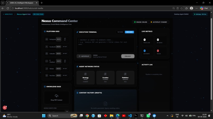 Sara ai nexus hub – screenshot 5