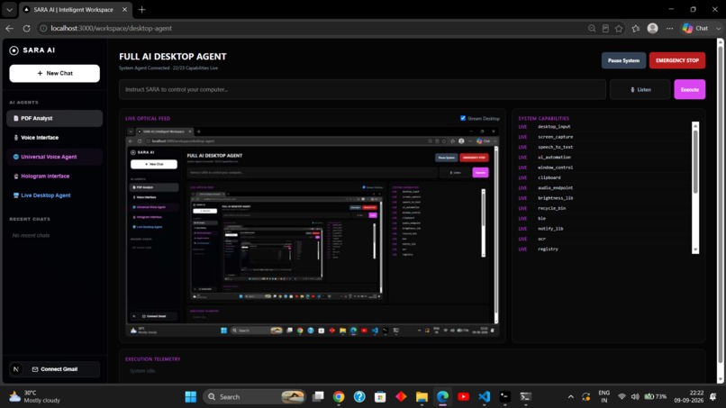 Sara ai nexus hub – screenshot 6