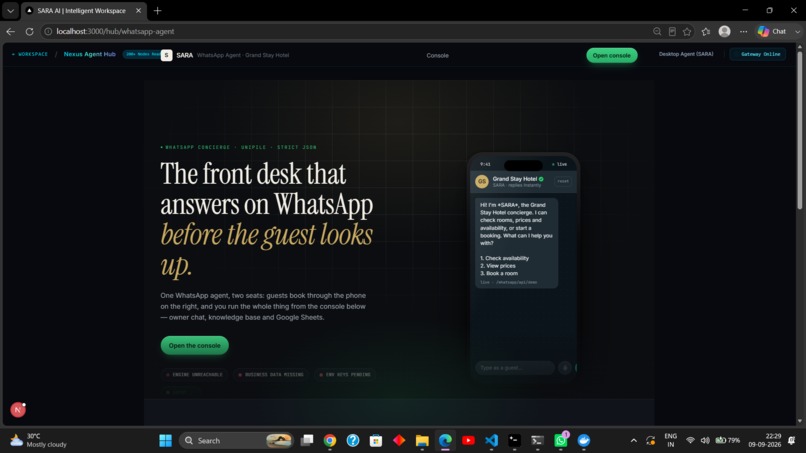 Sara ai nexus hub – screenshot 8