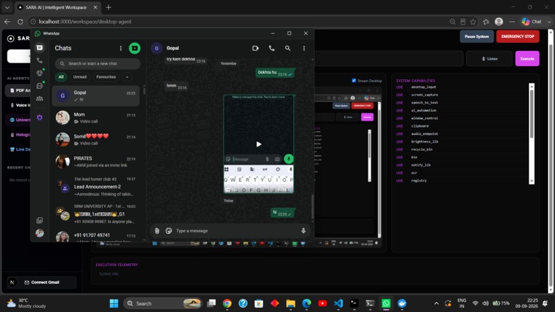 Sara ai nexus hub – screenshot 11