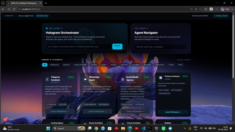 Sara ai nexus hub – screenshot 14