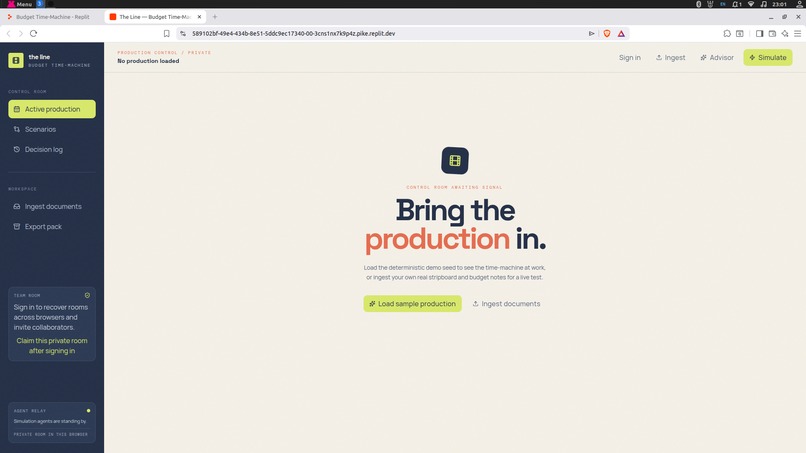 The Line — Budget Time-Machine – screenshot 1