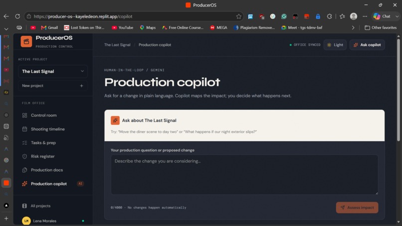 ProducerOS – screenshot 2