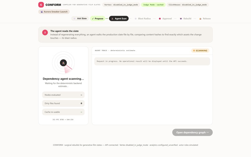 Conform – screenshot 2