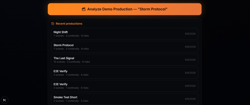 CineOps – screenshot 1