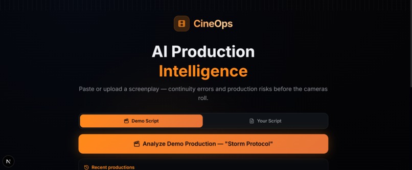 CineOps – screenshot 2