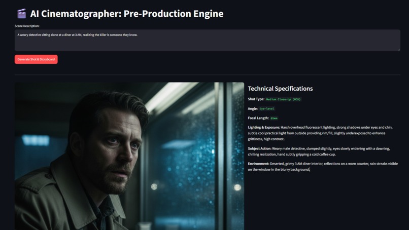 AI Cinematographer — Pre-Production Engine – screenshot 1