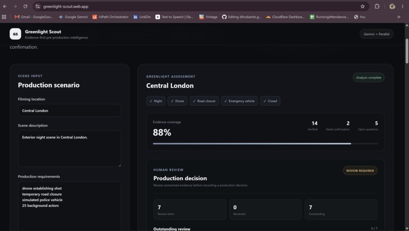 Greenlight Scout – screenshot 2
