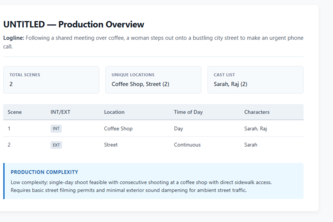 ScriptBreakdown AI — Instant Production Breakdowns