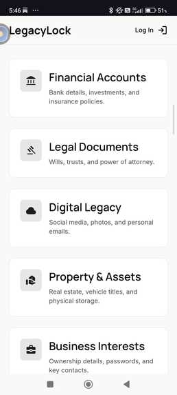 Lock legacy  – screenshot 2