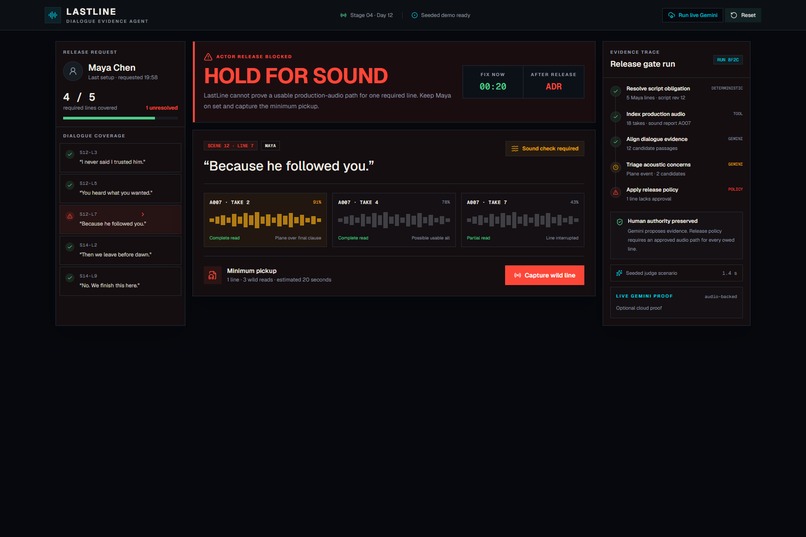 LastLine - Hold for Sound – screenshot 1