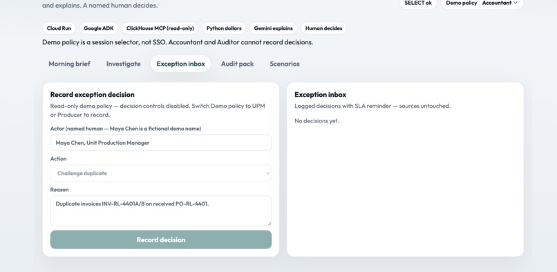 HotCost — day close that cannot invent a dollar – screenshot 3