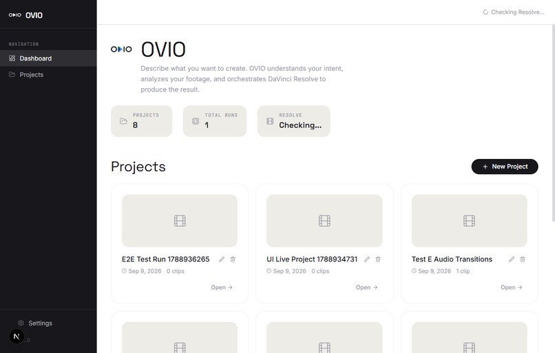 OVIO: Autonomous Cinema Studio with Gemini and Parallel – screenshot 2
