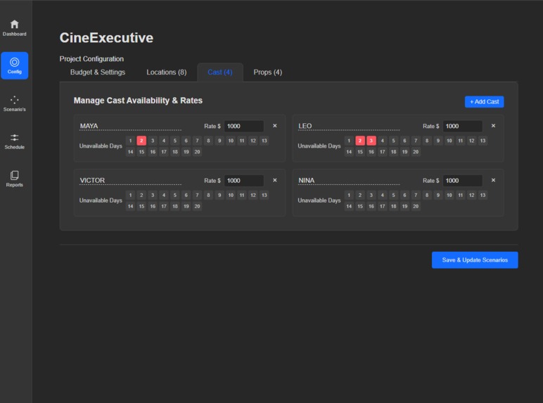 CineExecutive – screenshot 2