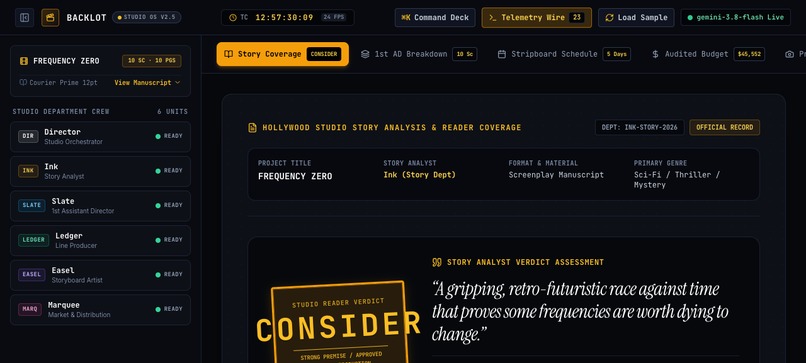 Backlot — Film Production Planning – screenshot 3
