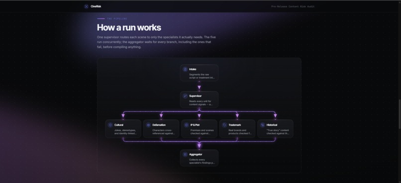 CineRisk , Pre-Release Content Risk Audit – screenshot 2