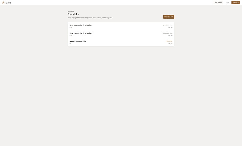Ajilamu: Agentic Precision Dubbing & Ledger – screenshot 7