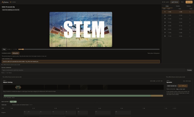 Ajilamu: Agentic Precision Dubbing & Ledger – screenshot 2