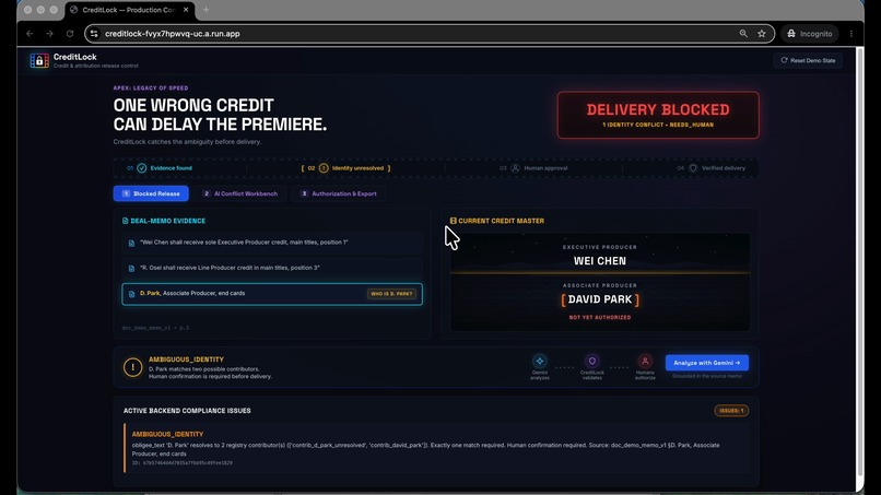 CreditLock – screenshot 1