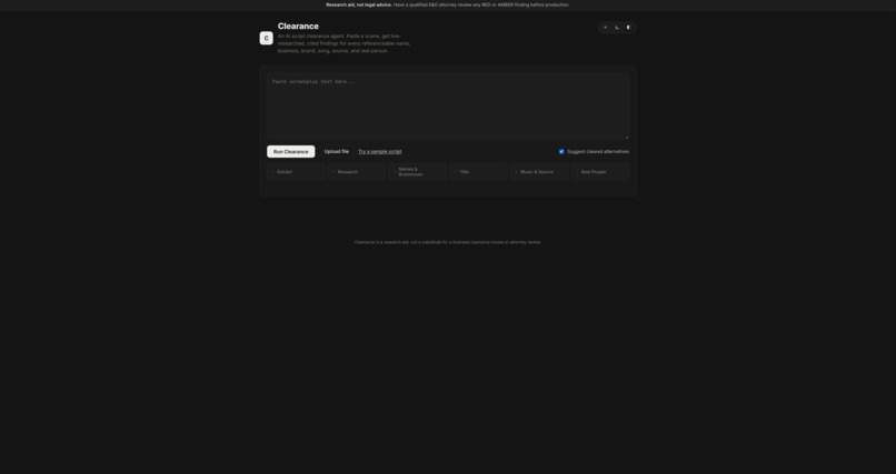 Clearance – screenshot 2
