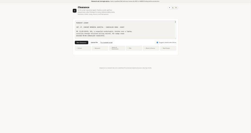 Clearance – screenshot 3